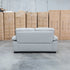 The Tayla Leather Two Seat Sofa - Light Grey