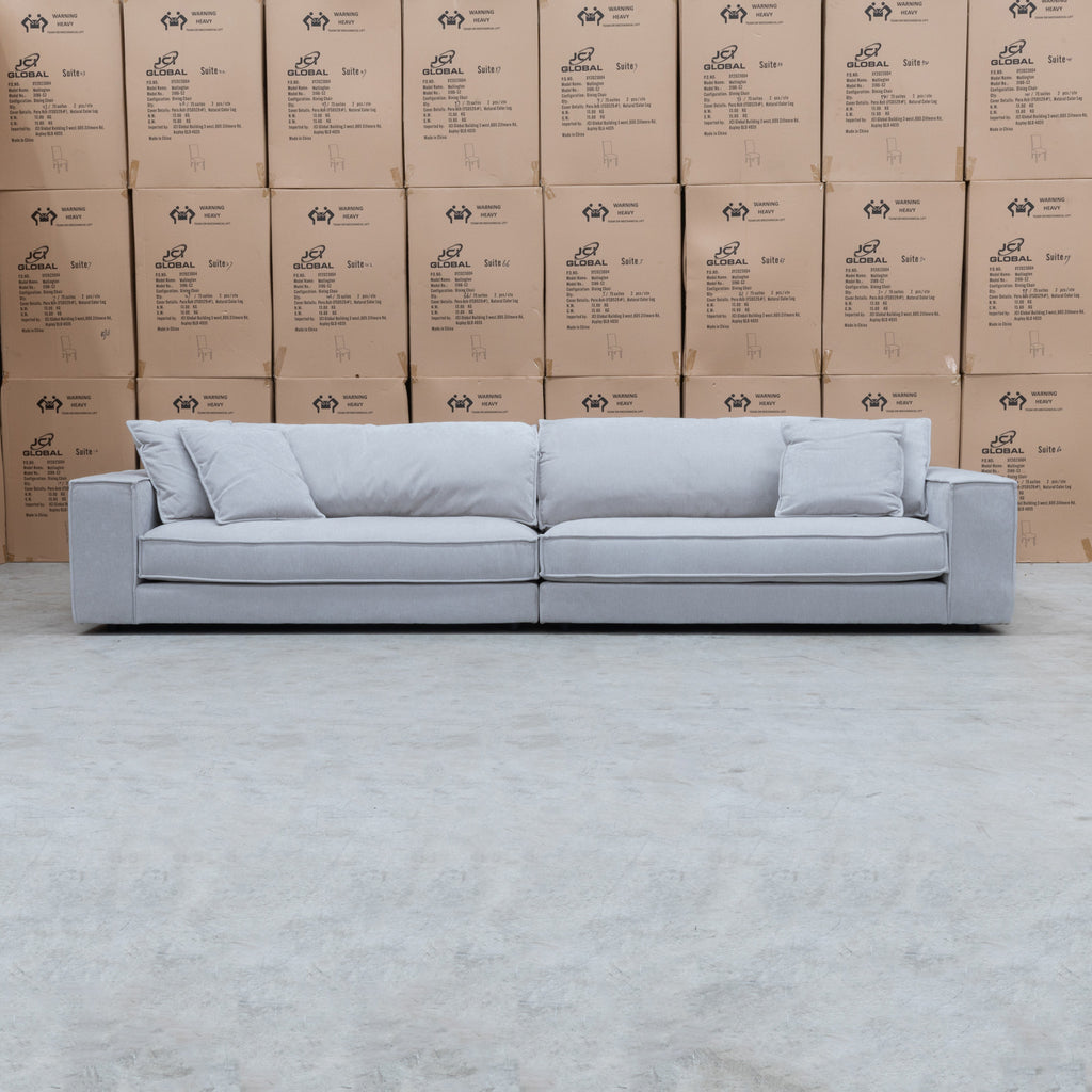 The Tessa Deep Seated Feather & Foam 4 Seat Sofa - Fifty Shades available to purchase from Warehouse Furniture Clearance at our next sale event.
