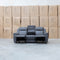 The Bari Three Seat Recliner Lounge - Charcoal available to purchase from Warehouse Furniture Clearance at our next sale event.