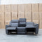 The Bari Three Seat Recliner Lounge - Charcoal available to purchase from Warehouse Furniture Clearance at our next sale event.