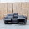 The Bari Three Seat Recliner Lounge - Charcoal available to purchase from Warehouse Furniture Clearance at our next sale event.