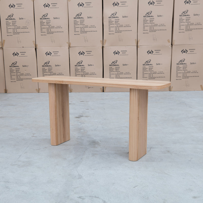 The Nordic New Zealand Ash Hall Table available to purchase from Warehouse Furniture Clearance at our next sale event.