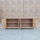 The Nordic New Zealand Ash 210cm Buffet available to purchase from Warehouse Furniture Clearance at our next sale event.