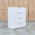 The Trieste Four Drawer White Gloss Tallboy