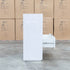 The Trieste Four Drawer White Gloss Tallboy