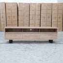 The Timo Live Edge Entertainment Unit available to purchase from Warehouse Furniture Clearance at our next sale event.