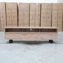 The Timo Live Edge Entertainment Unit available to purchase from Warehouse Furniture Clearance at our next sale event.