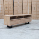 The Timo Live Edge Entertainment Unit available to purchase from Warehouse Furniture Clearance at our next sale event.