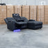 Toronto Dual-Motor Electric Reclining Chaise Lounge - Jet