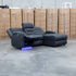 Toronto Dual-Motor Electric Reclining Chaise Lounge - Jet