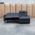 Toronto Dual-Motor Electric Reclining Chaise Lounge - Jet