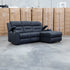 Toronto Dual-Motor Electric Reclining Chaise Lounge - Jet