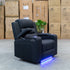 The Toronto Dual-Electric Recliner - Jet