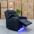 The Toronto Dual-Electric Recliner - Jet