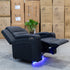 The Toronto Dual-Electric Recliner - Jet