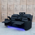 The Toronto Three Seat Dual-Electric Recliner Lounge - Jet