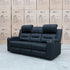 The Toronto Three Seat Dual-Electric Recliner Lounge - Jet