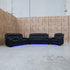 The Toronto Two Seat Dual-Electric Recliner Theatre - Jet