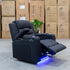 The Toronto Dual-Electric Recliner - Jet