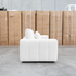 The Tribeca Three Seat Fabric Sofa - Oat