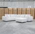 The Tribeca Fabric Corner Lounge - Oat