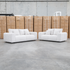 The Tribeca Three Seat Fabric Sofa - Oat