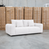 The Tribeca Three Seat Fabric Sofa - Oat