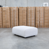 The Tribeca Fabric Ottoman - Oat