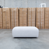 The Tribeca Fabric Ottoman - Oat