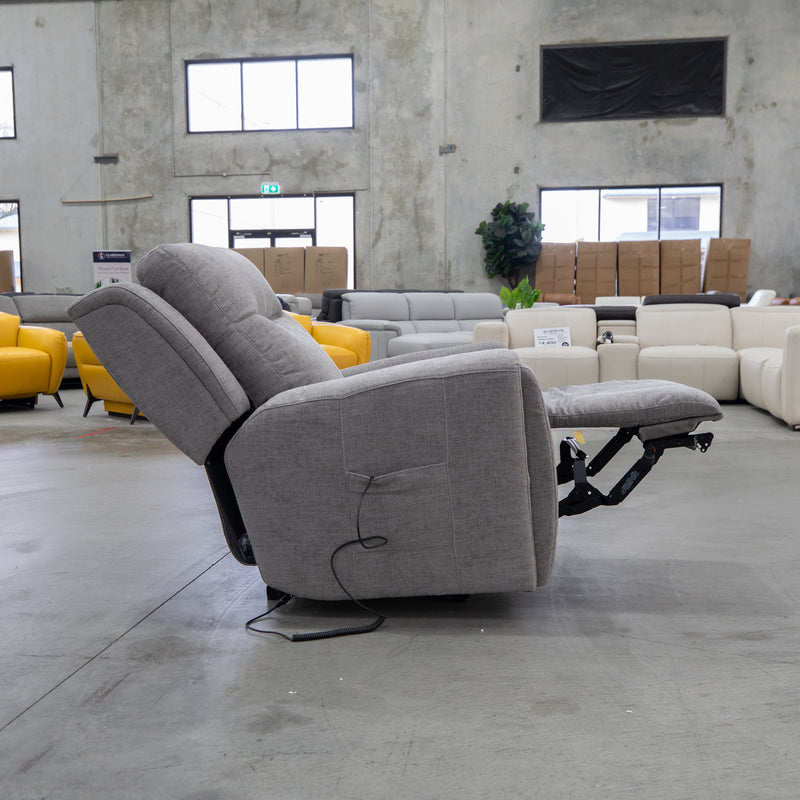 The La-Z-Boy United Power Massage Recliner - Sandy Pewter - Floor Stock available to purchase from Warehouse Furniture Clearance at our next sale event.
