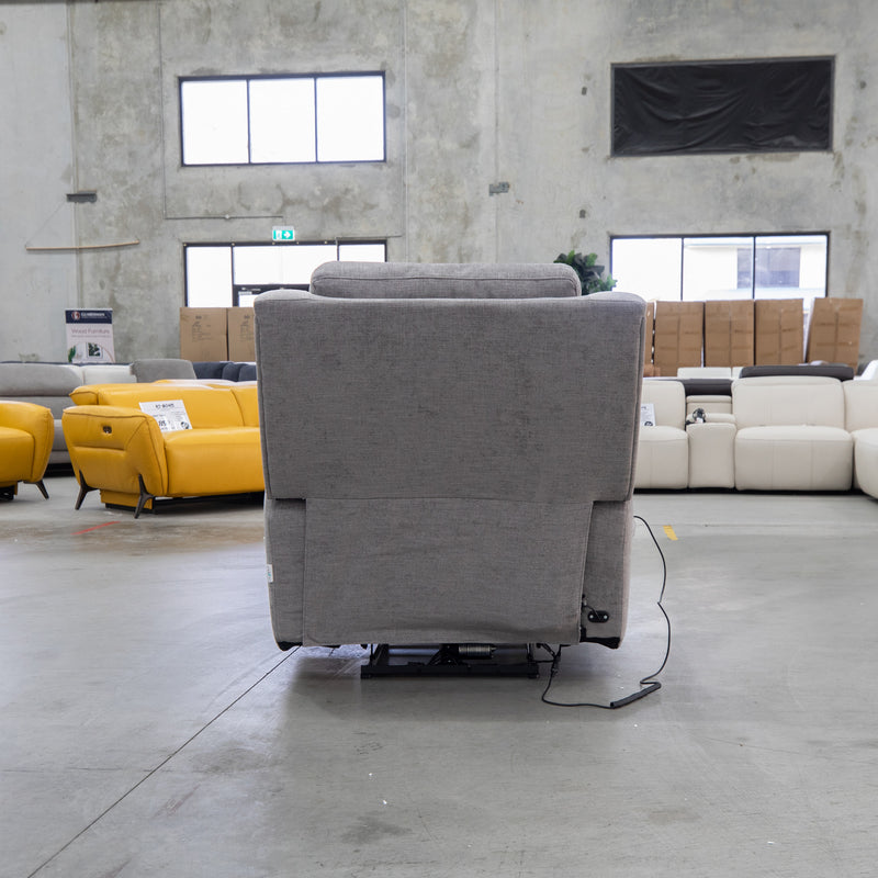The La-Z-Boy United Power Massage Recliner - Sandy Pewter - Floor Stock available to purchase from Warehouse Furniture Clearance at our next sale event.