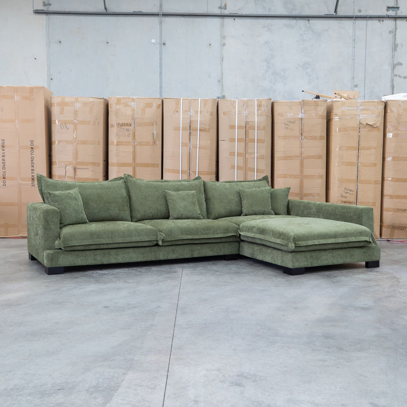 The Haven Deep Seat RHF Chaise Lounge - Fern