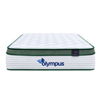 The Olympus Zoned Pocket Coil Mattress Green - King Single available to purchase from Warehouse Furniture Clearance at our next sale event.