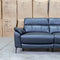 The Urban Electric Leather Corner Recliner Lounge - Black available to purchase from Warehouse Furniture Clearance at our next sale event.
