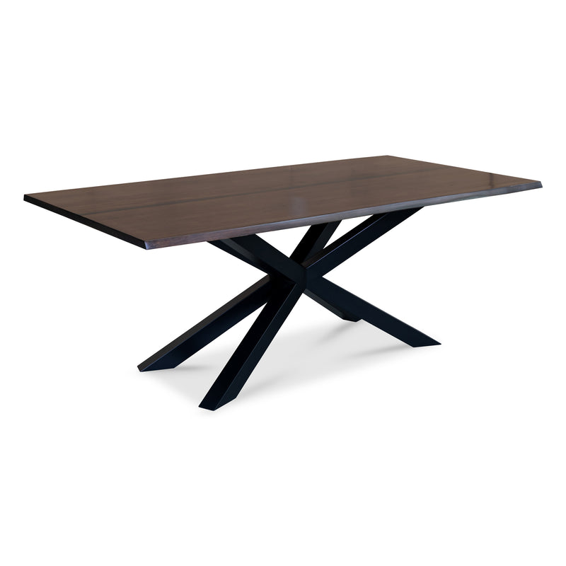 The Valencia Messmate Hardwood & Resin 210cm Dining Table available to purchase from Warehouse Furniture Clearance at our next sale event.