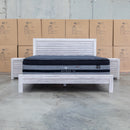 Valentino Mountain Ash Timber King Bed - Warehouse Furniture Clearance