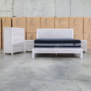 Valentino Mountain Ash Timber King Bed - Warehouse Furniture Clearance