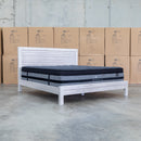 Valentino Mountain Ash Timber King Bed - Warehouse Furniture Clearance