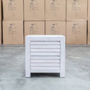 Valentino Two Drawer Mountain Ash Bedside - Warehouse Furniture Clearance