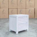 Valentino Two Drawer Mountain Ash Bedside - Warehouse Furniture Clearance