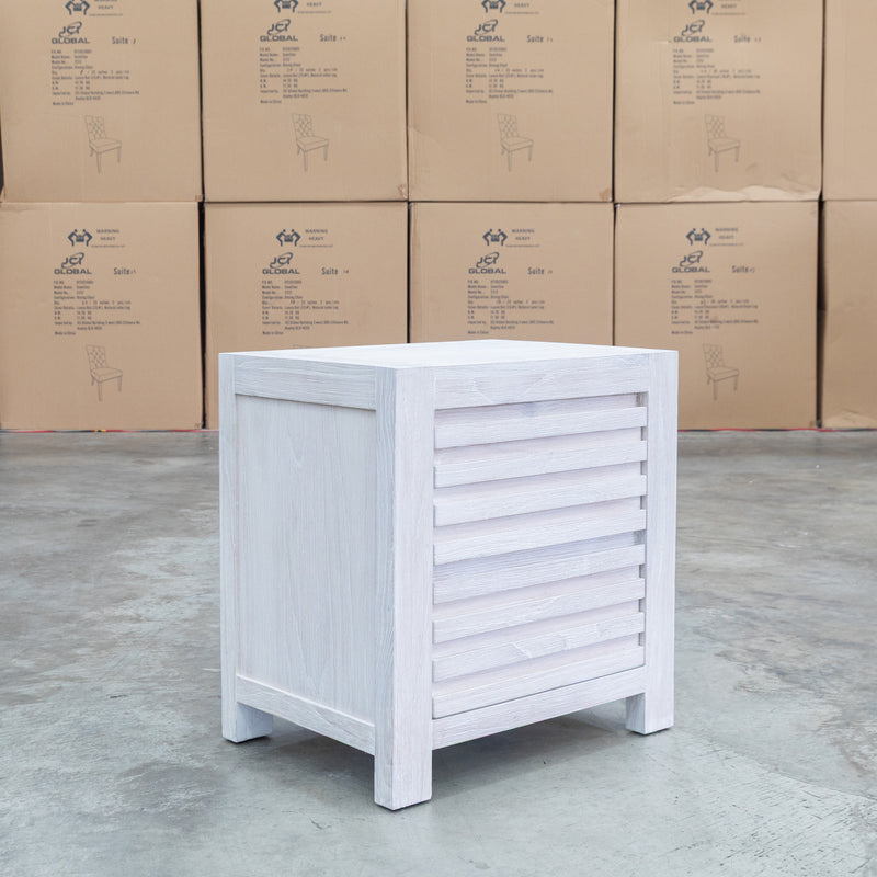 The Valentino Two Drawer Mountain Ash Bedside