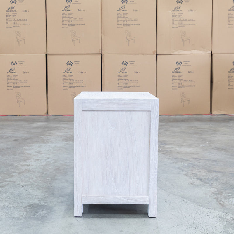 The Valentino Two Drawer Mountain Ash Bedside