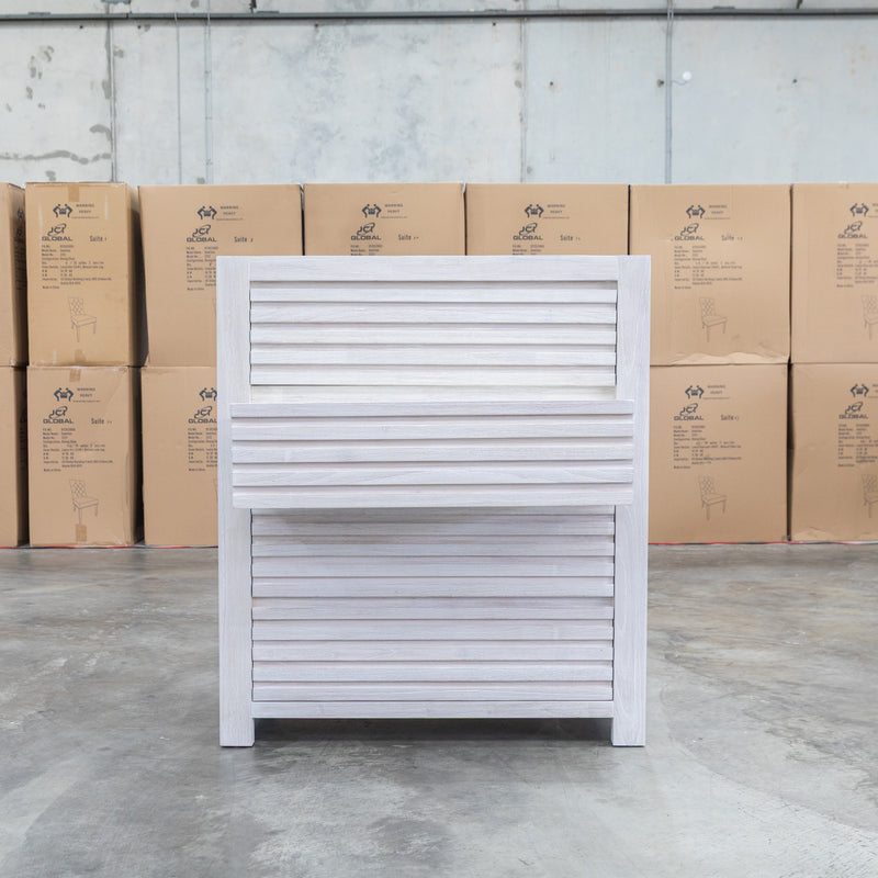 The Valentino Mountain Ash Four Drawer Tallboy