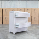 Valentino Mountain Ash Five Drawer Tallboy - Warehouse Furniture Clearance