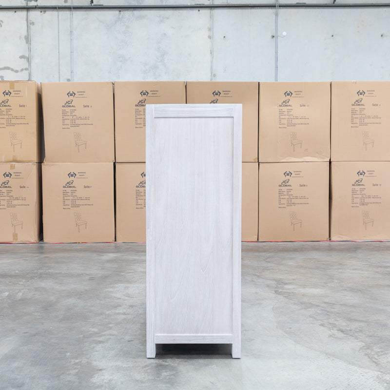 The Valentino Mountain Ash Four Drawer Tallboy