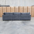 Veloura Deep Seat Feather & Foam Corner Suite with Ottoman - Carbon