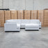 Veloura Deep Seat Feather & Foam Corner Suite with Ottoman - Oat