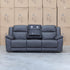 The Venus Three Seat Triple-Motor Electric Recliner Lounge - Charcoal