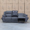 The Venus Three Seat Triple-Motor Electric Recliner Lounge - Charcoal available to purchase from Warehouse Furniture Clearance at our next sale event.
