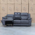 The Venus Three Seat Triple-Motor Electric Recliner Lounge - Charcoal
